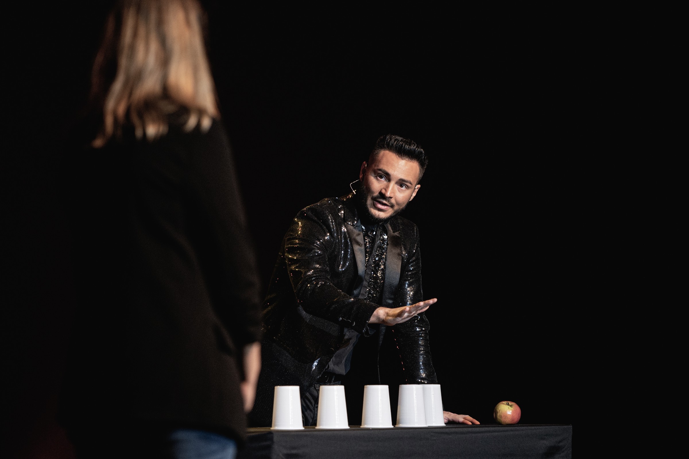 Classically Magical - Unexpectedly Twisted — cups routine with volunteer